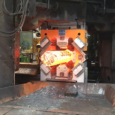 Forging of an ingot in FDFD on a press with a force of 22 MN
